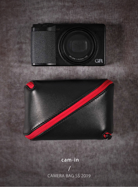 cam-in 相机包卡片机GR4真皮GR3黑卡RX100相机器材数码便携收纳包