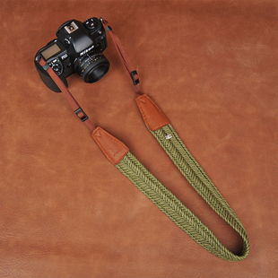 cam 可调挂脖斜挎肩带 in相机背带编织单反复古文艺挂绳微单数码
