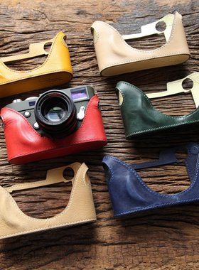 cam-in 徕卡M240大M相机套LeicaM240-P牛皮套M-P半套M246保护套