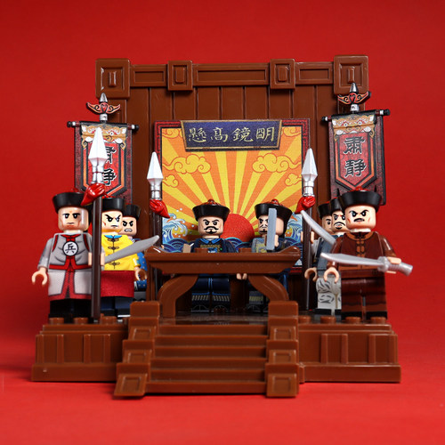 人仔拼装积木6-14岁外销出口