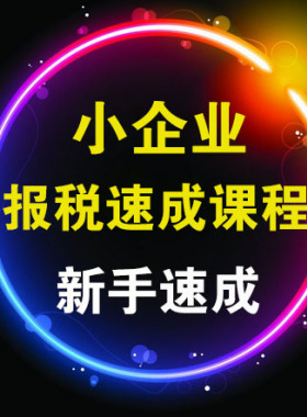 企业网上报税小规模0零申报税务申报纳税申报网上抄报税实操教程