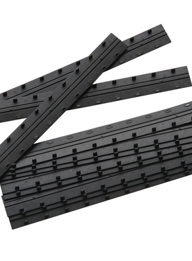 装订夹条3-36mm十孔压边条塑料装订夹A4耗材黑色加厚耐用重复使用