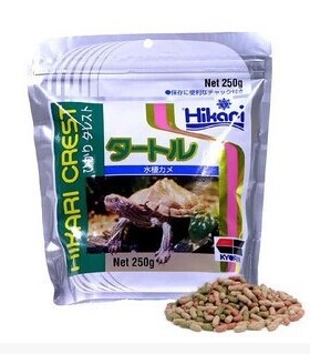 包邮原状日本高够力三色龟粮hikari三合一水龟粮 半水龟缘喉蛋龟