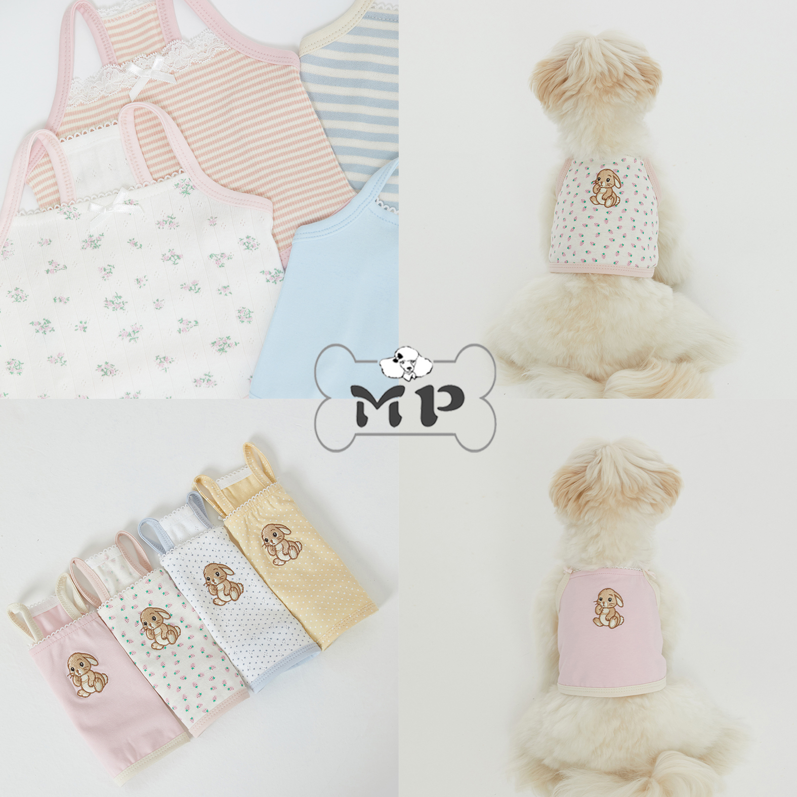 韩代宠物夏可爱萌兔子吊带