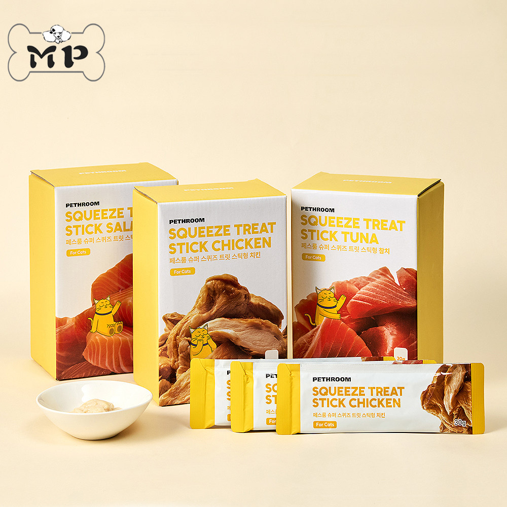 韩代金枪鱼鲑鱼鸡肉泥大容量猫条