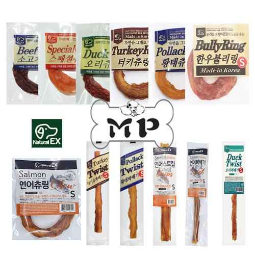 韩国NatureEX狗零食火鸡鸭牛肉干