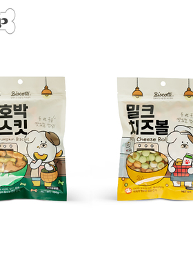 『Memory Pet』韩国biscotti宠物狗酥脆牛奶芝士蔬菜营养饼干160g