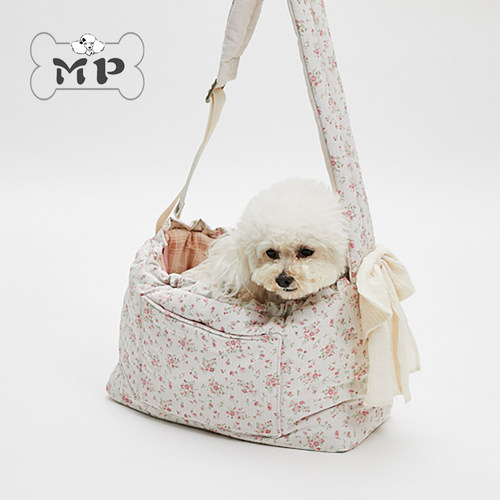 LD宠物田园碎花可调节手提斜挎包