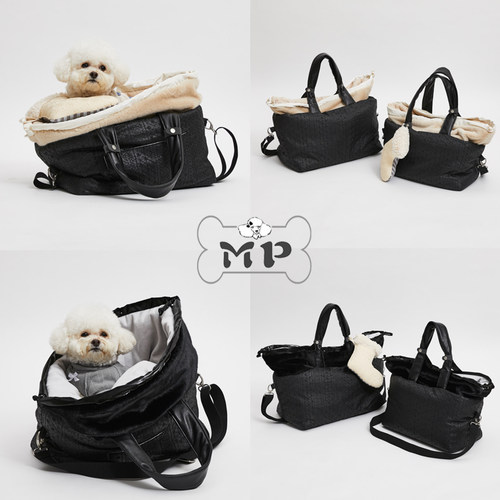 韩代秋宠物LD毛绒保暖单肩斜挎包