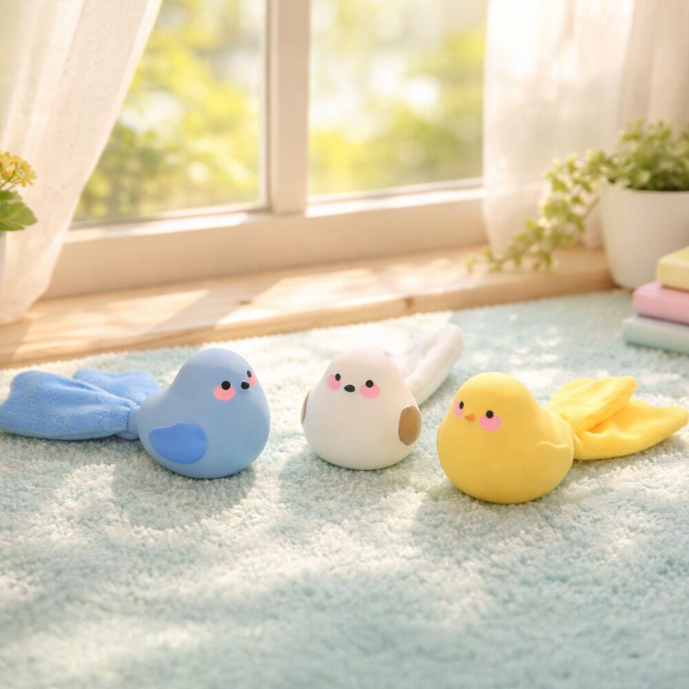 『Memory Pet』韩国代购parisdog宠物狗狗可爱小鸟乳胶发声玩具