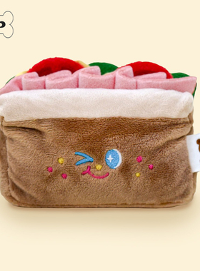 『Memory Pet』韩国meaningless宠物狗狗仿真三明治发声藏食玩具