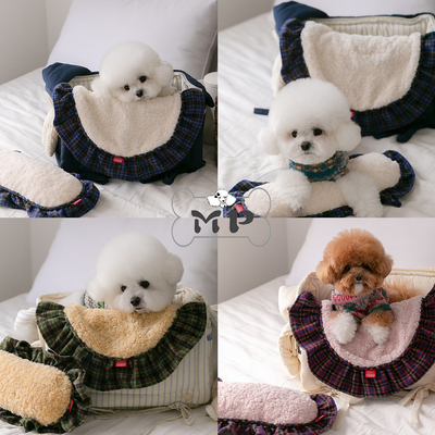 韩代宠物荷叶边靠垫包包靠垫内垫