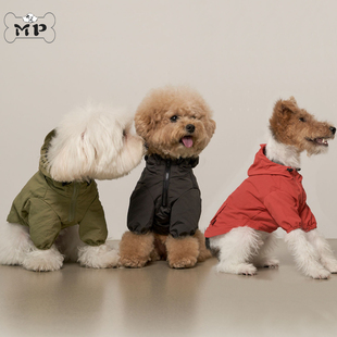 『Memory Pet』韩国smallstuff宠物防风防水连帽半拉链套头夹克