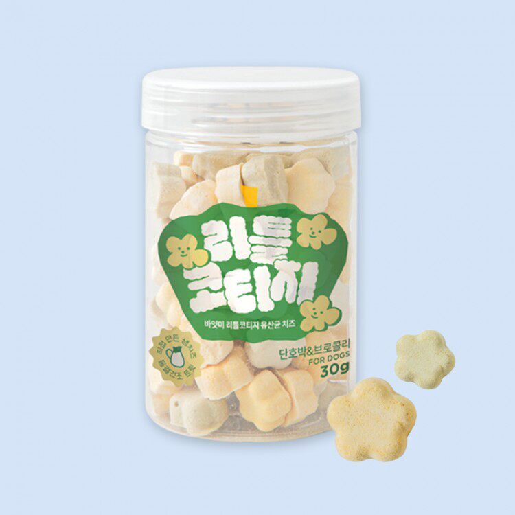 『Memory Pet』韩国biteme宠物猫狗零食蓝莓草莓西兰花益生菌冻干