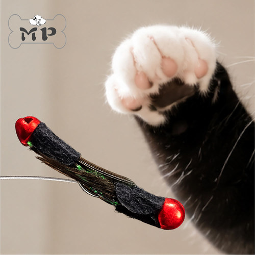 韩代宠物瓢虫铃铛逗猫棒替换头