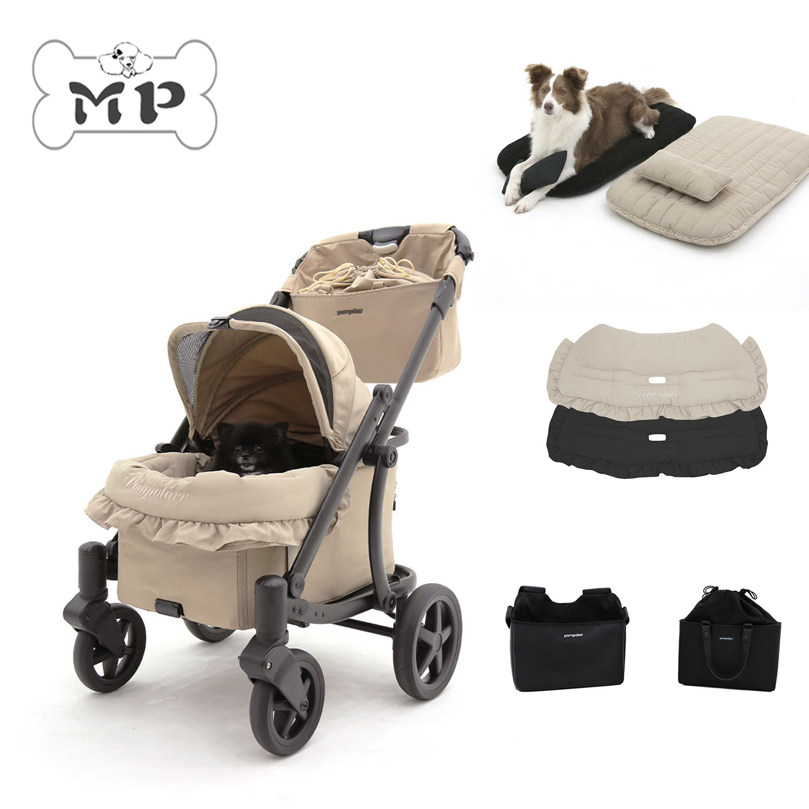 韩代宠物推车边缘垫内垫收纳包