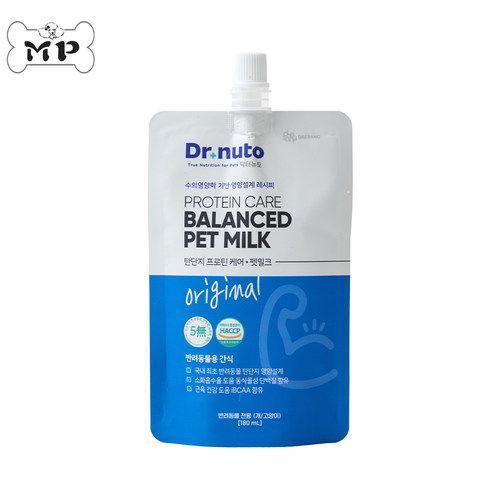 Drnuto宠物蛋白质均衡安全1A牛奶