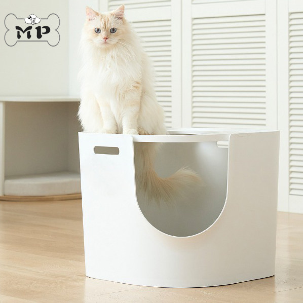 高强度PP坚固抗菌易清洗猫砂盆