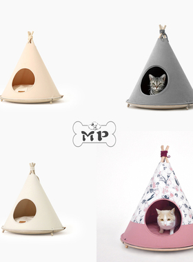 『Memory Pet』韩国直邮Inherent高档宠物橡木可拆洗封闭式帐篷