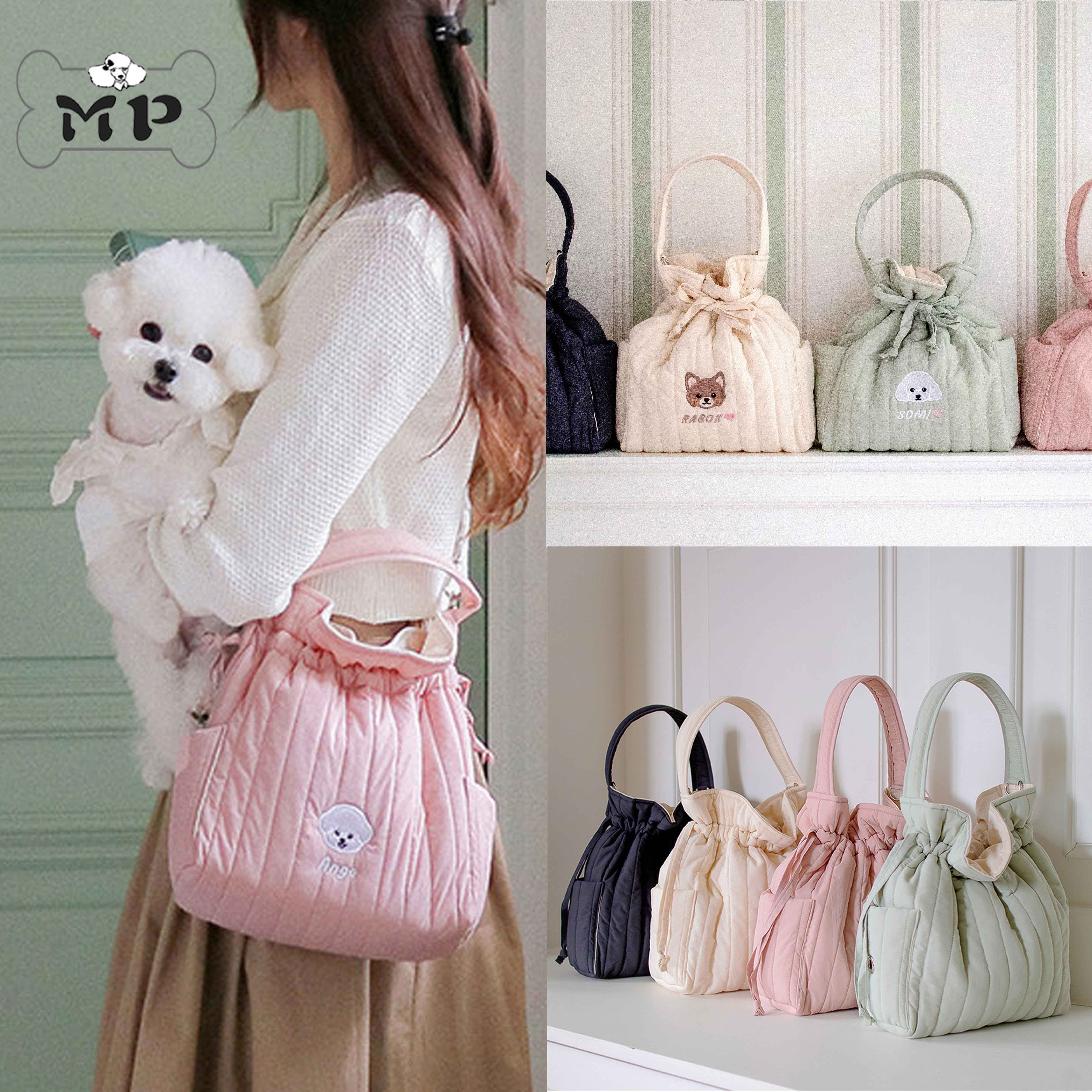 宠物名字头像定制防水手提妈咪包