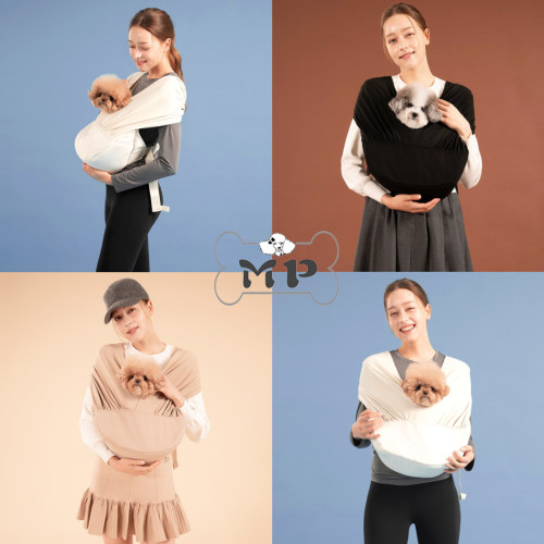 韩代宠物外出衣服舒适纯色胸前包