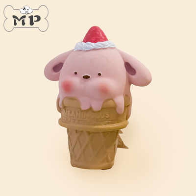 韩代宠物草莓甜筒发声乳胶狗玩具