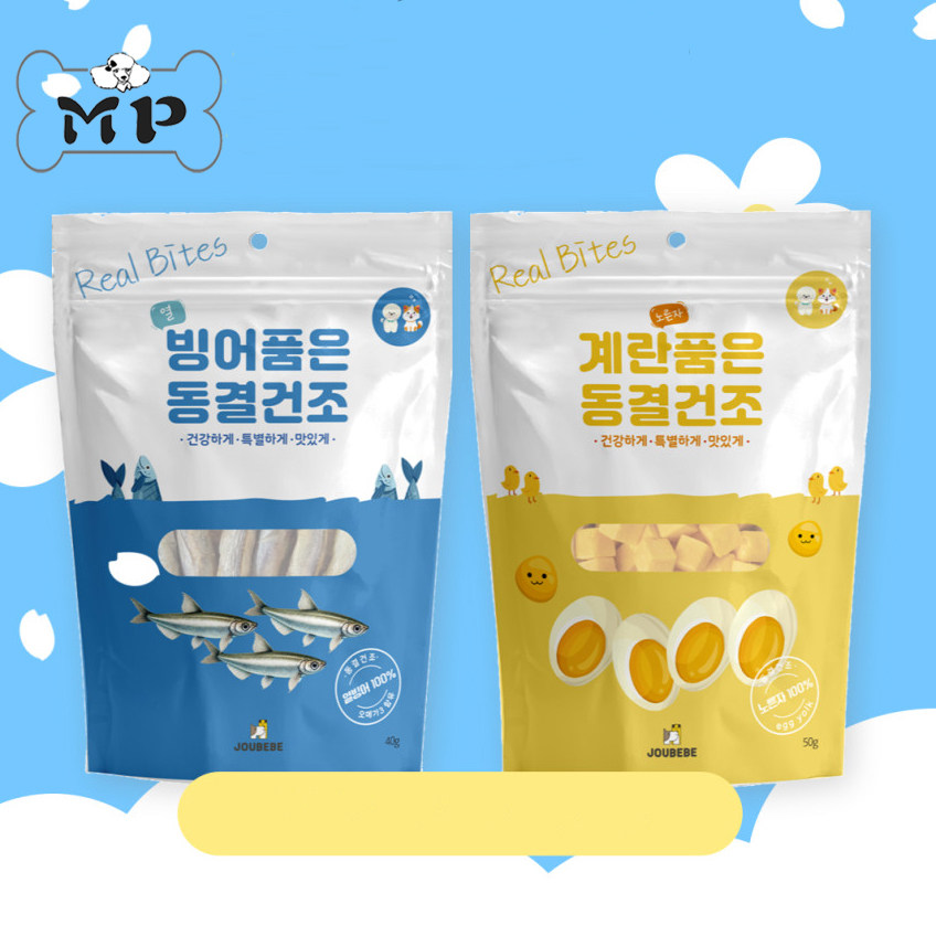 韩代宠物无添加蛋黄多春鱼冻干