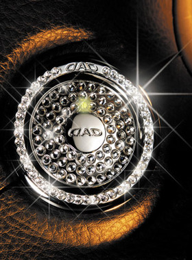 正品日本GARSON㊣DAD汽车一键启动键装饰贴水晶满钻钥匙按钮多款