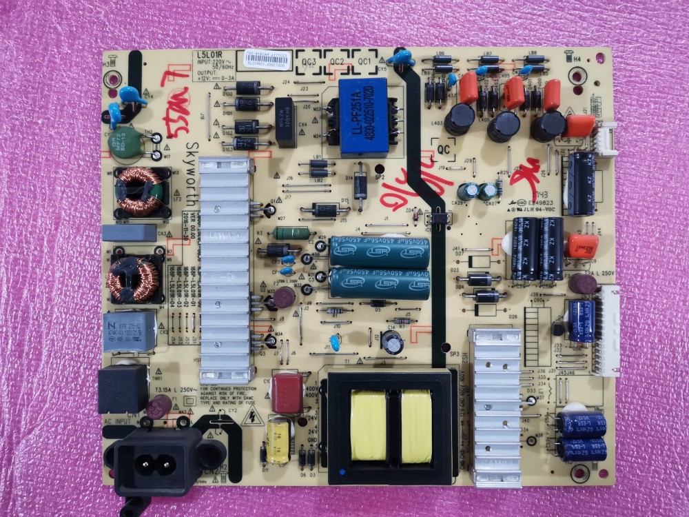 原装创维55M5E /M7 /X5E电源板5800-L5L01R-0000 168P-L5R01R-01