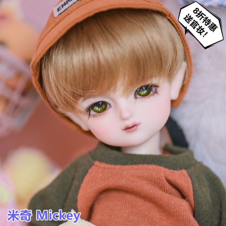 TL6分女米奇正版BJD娃娃8折送妆