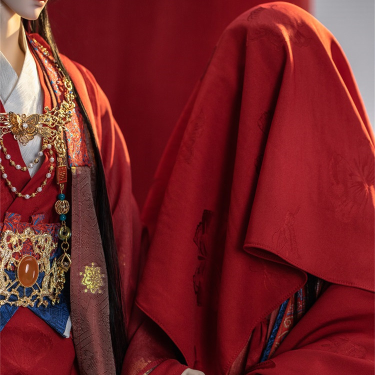 Ringdoll戒之人形原创BJD娃娃衣服大叔大女古装汉服晓梦婚嫁服装