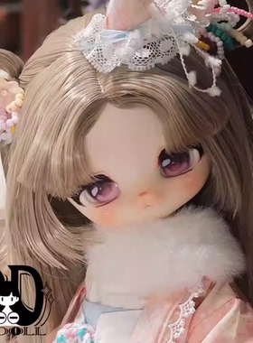 2ddoll 2D正版BJD娃娃SD6分女娃3插6分人偶手办 汪汪子 A/B款可选