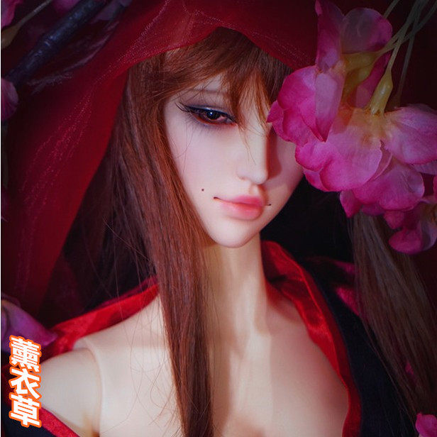 TDDOLL龙社正版BJD娃娃SD女体裸娃3分和风大女姐姐 薰衣草(82折)