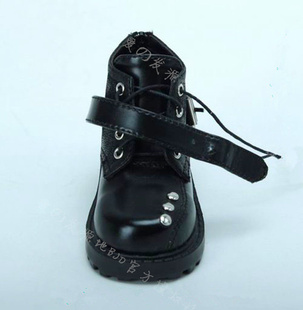 大叔 1/3 1/4 BJD/SD娃娃鞋子3分 4分娃用男款休闲高帮皮鞋-YGS36