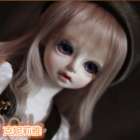 Dikadoll/DK1/4BJD/SD人偶女娃娃4分女体娃-克妮莉雅(免邮送礼包)