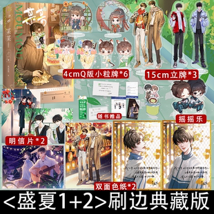 超多快乐专享赠品】某某刷边版（盛夏序章+盛夏） 全2册 木苏里 江添盛望 校园畅销小说实体书判官全球高考龛世