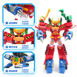 咖宝车神之重工战队挖杜卡儿童变形器人金刚合体卡宝男孩