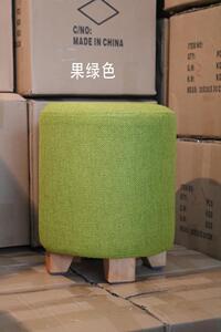 好具时尚布艺圆凳服装店试衣间凳子换鞋凳餐厅酒店客房沙发凳软凳