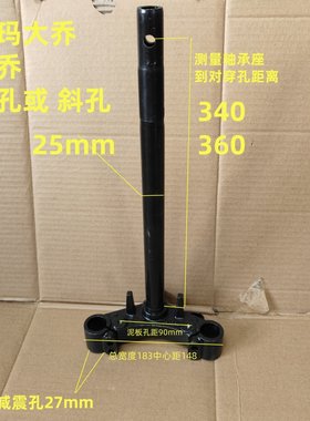 爱玛电动车方向柱原车三星柱大乔小乔露娜爱朵理想辉腾时光红牛