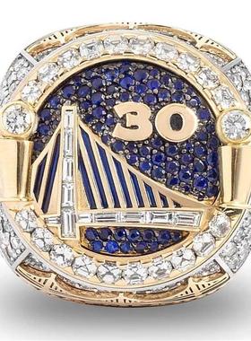 勇士冠军戒指金州勇士库里总冠军戒指球迷收藏粉丝纪念品戒指男士