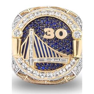 勇士冠军戒指金州勇士库里总冠军戒指球迷收藏粉丝纪念品戒指男士