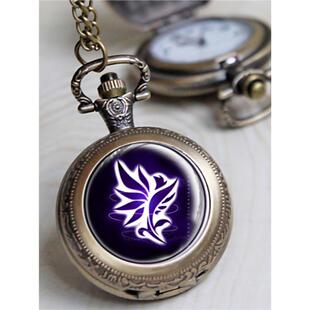 剑三怀表剑网三周边怀表礼物唐门长歌天策七秀时尚翻盖手表项链表