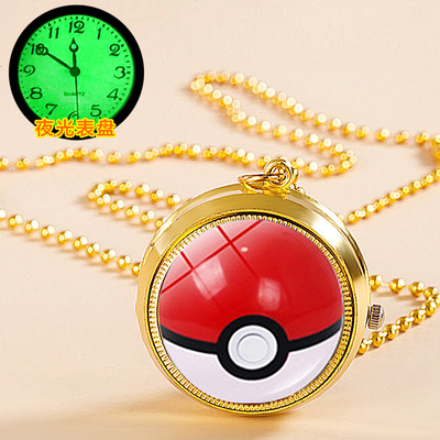 夜光表盘旋转怀表项链表定制照片