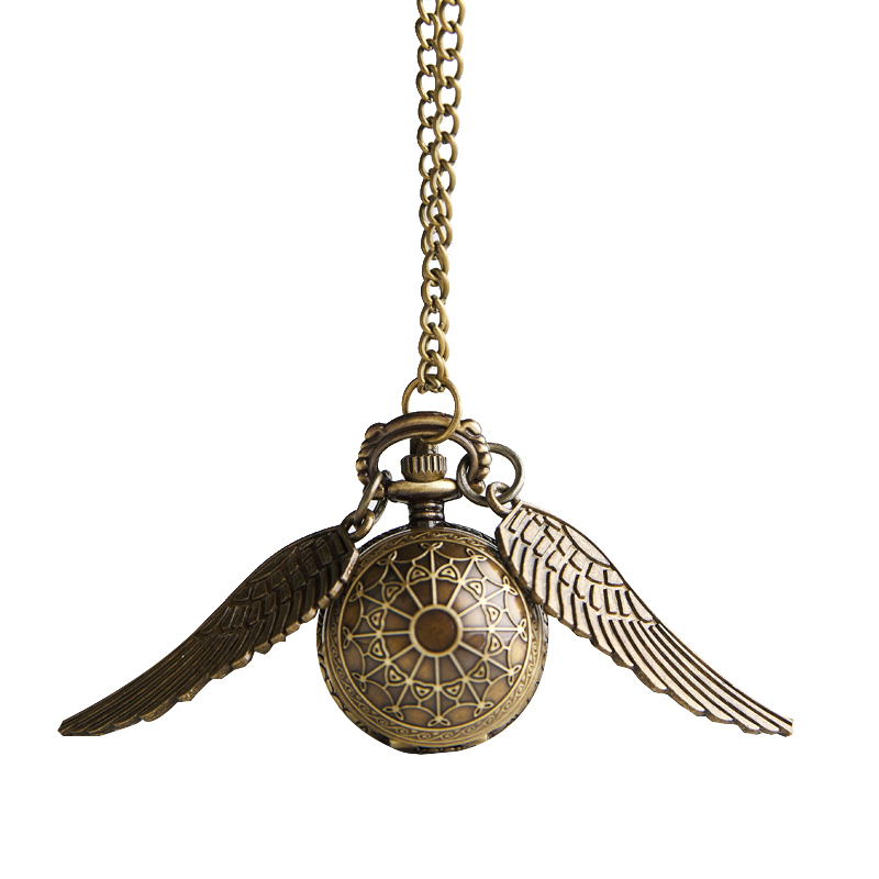 怀表项链生日礼物哈利波特薇周边金色飞贼挂件饰品怀表猫定制图案