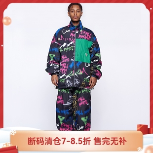 FreeSpin新款chillwhite涂鸦滑雪服滑雪裤套装宽哈日韩双面男女款