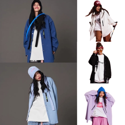 FreeSpin新款NO1NW滑雪夹克牛仔衬衫男女防泼水不粘雪穿搭单双板