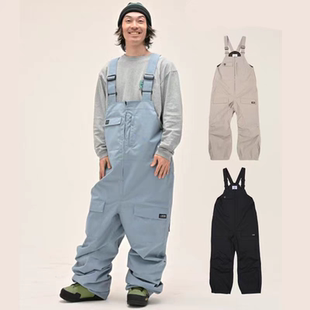 FreeSpin新款Anthem日本背带裤滑雪裤男女款户外运动防水防风装备