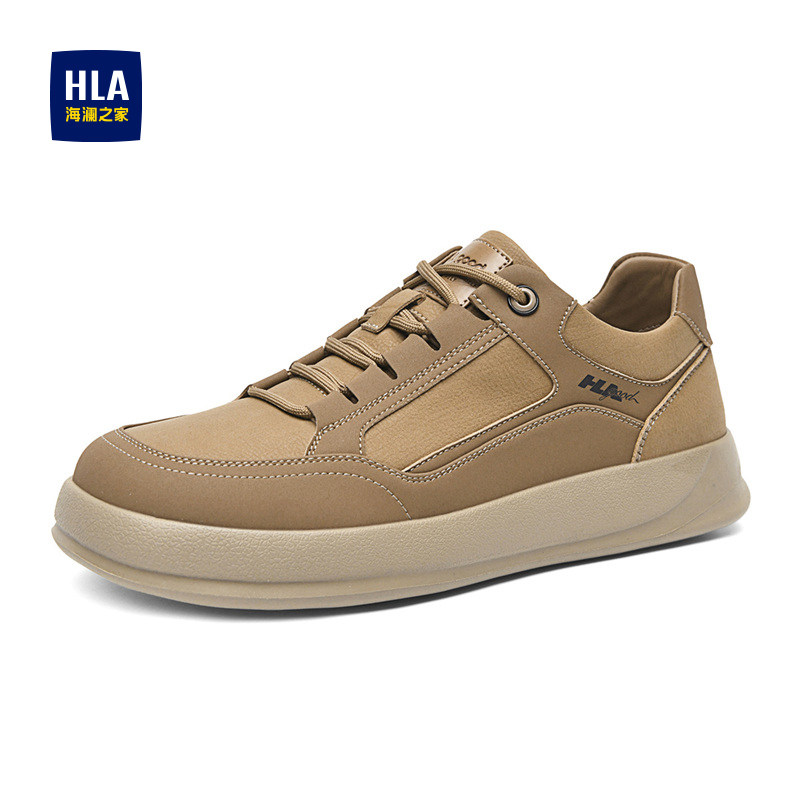 HLA/海澜之家男鞋新款秋冬时尚拼接潮酷厚底休闲鞋子运动休闲百搭,流行男鞋,时尚休闲鞋,淘宝优惠券,粉丝福利购,淘宝优惠卷