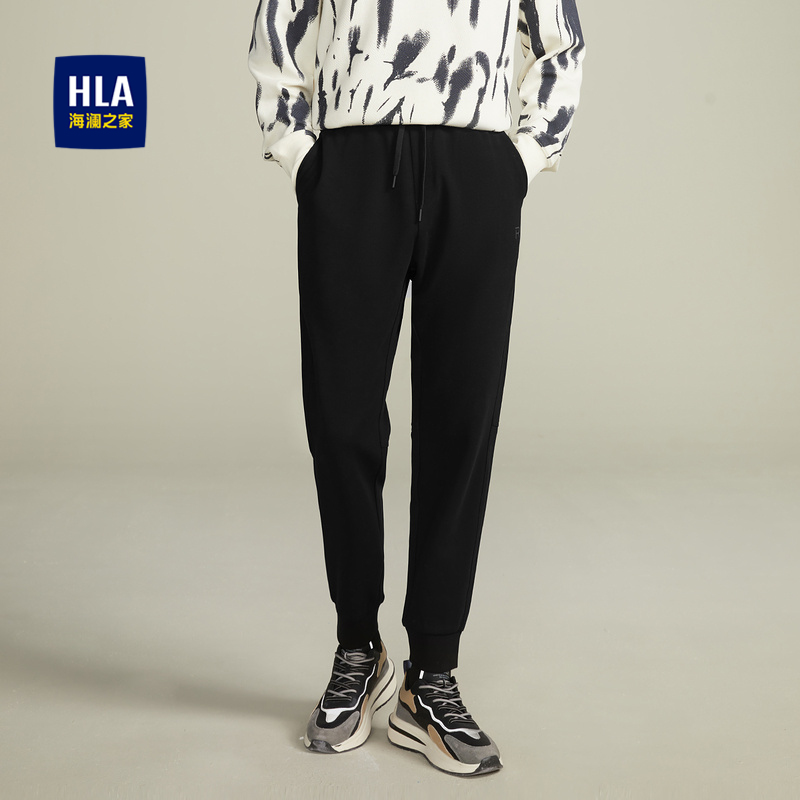海澜之家中腰时尚运动休闲九分裤
