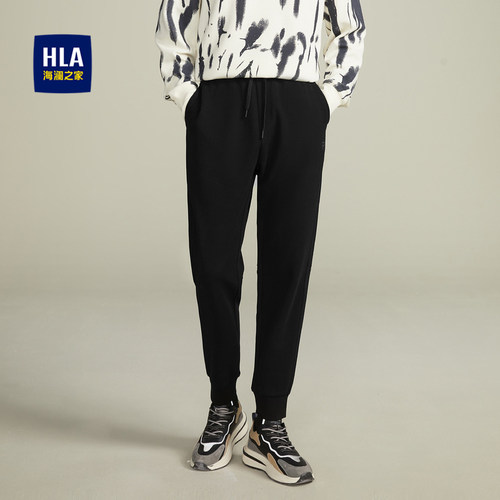 海澜之家中腰时尚运动休闲九分裤